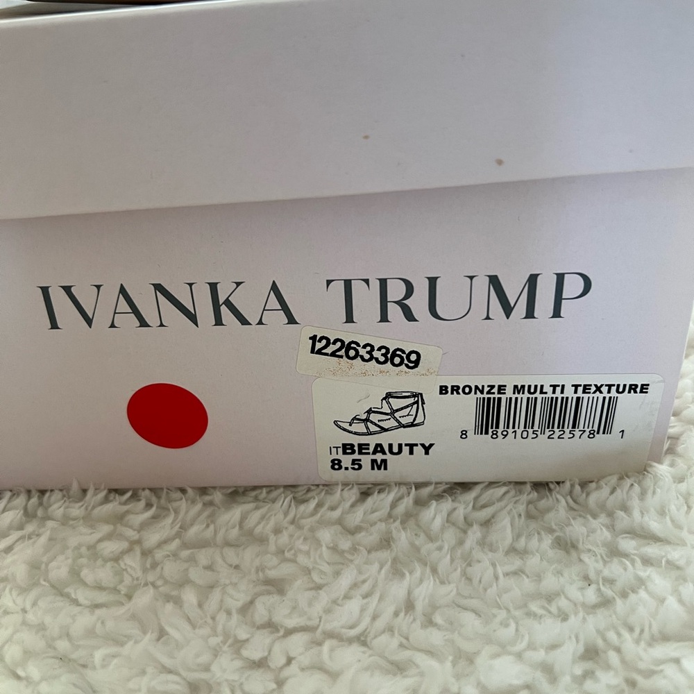 Ivanka Trump Brinze Strappy Sandals - Picture 2 of 6